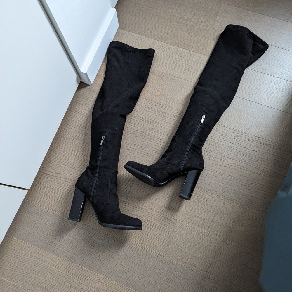 Sam Edelman Black Over the Knee Boots